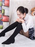 SSA Silk Club super clear photo NO.073 Xuan Xuan JK uniform black silk photo collection(16)